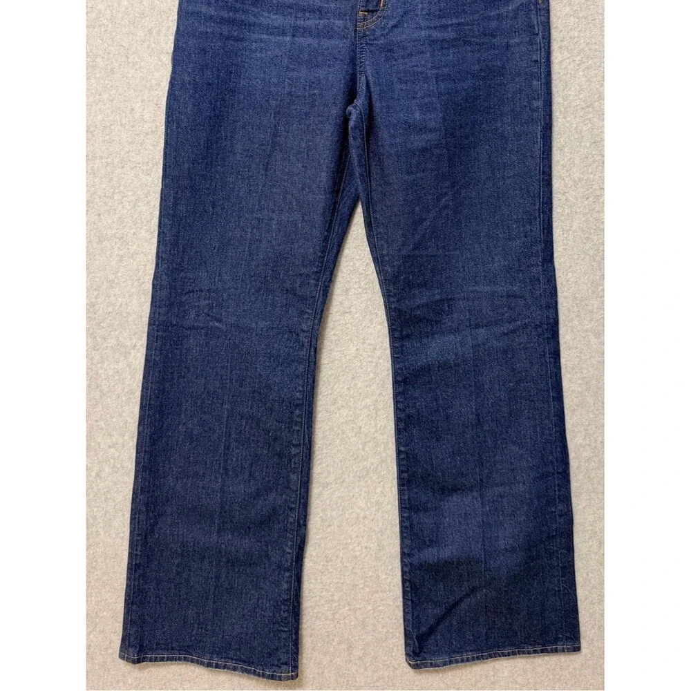 Madewell Relaxed Bootcut Jeans Size 28 Dark Wash High Rise Full Length